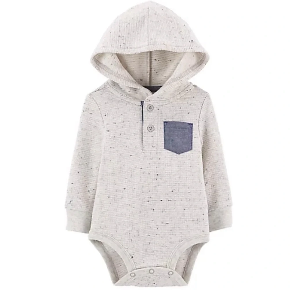 Oshkosh B'gosh Baby's Hooded Bodysuit - 6M